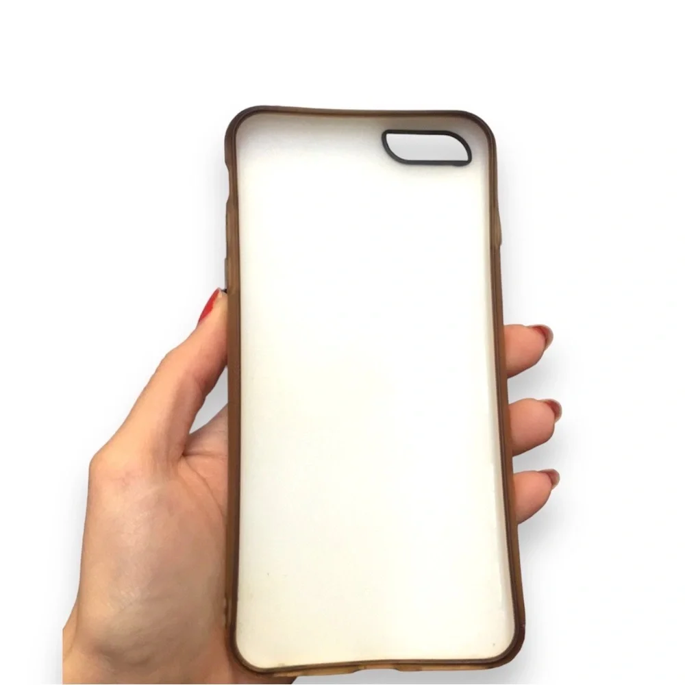 iPhone 6 Plus Pink White Blue Ivory Marble Rubber Soft Phone Case